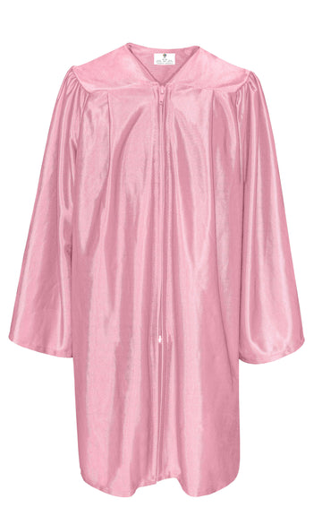 Shiny Kindergarten Graduation Gown/ Children Choir Gown Pink
