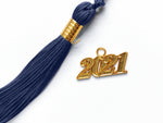 Shiny Kindergarten Graduation Cap Tassel Charm Navy (One Size Fits All)