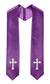GradPlaza Choir Stole with Embroidery Crosses Adults' Traditional Church Choir Stoles 60"