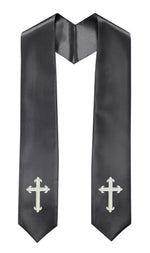 GradPlaza Choir Stole with Embroidery Crosses Adults' Traditional Church Choir Stoles 60"