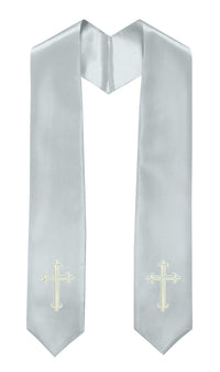 GradPlaza Choir Stole with Embroidery Crosses Adults' Traditional Church Choir Stoles 60"