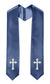 GradPlaza Choir Stole with Embroidery Crosses Adults' Traditional Church Choir Stoles 60"