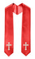 GradPlaza Choir Stole with Embroidery Crosses Adults' Traditional Church Choir Stoles 60"