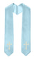GradPlaza Choir Stole with Embroidery Crosses Adults' Traditional Church Choir Stoles 60"