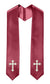 GradPlaza Choir Stole with Embroidery Crosses Adults' Traditional Church Choir Stoles 60"