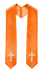 GradPlaza Choir Stole with Embroidery Crosses Adults' Traditional Church Choir Stoles 60"