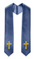 GradPlaza Choir Stole with Embroidery Crosses Adults' Traditional Church Choir Stoles 60"