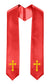 GradPlaza Choir Stole with Embroidery Crosses Adults' Traditional Church Choir Stoles 60"