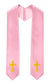 GradPlaza Choir Stole with Embroidery Crosses Adults' Traditional Church Choir Stoles 60"
