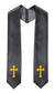 GradPlaza Choir Stole with Embroidery Crosses Adults' Traditional Church Choir Stoles 60"