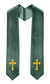 GradPlaza Choir Stole with Embroidery Crosses Adults' Traditional Church Choir Stoles 60"