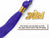 Matte Graduation Cap and Gown with Tassel Charm Unisex Purple