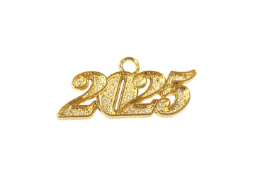 Gold/Silver Graduation Year Charm
