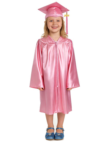 Shiny Kindergarten Graduation Gown Cap & Tassel Charm Forest Green GradPlaza Shiny Kindergarten Graduation Gown Cap & Tassel Charm Forest Green GradPlaza