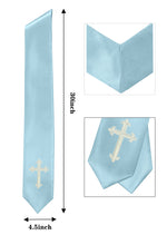 GradPlaza Choir Stole with Embroidery Crosses Adults' Traditional Church Choir Stoles 60"