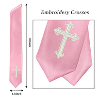 GradPlaza Choir Stole with Embroidery Crosses Adults' Traditional Church Choir Stoles 60"