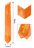 GradPlaza Choir Stole with Embroidery Crosses Adults' Traditional Church Choir Stoles 60"