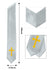 GradPlaza Choir Stole with Embroidery Crosses Adults' Traditional Church Choir Stoles 60"
