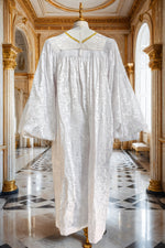 GradPlaza Adult Deluxe Priest Robe For Church Clergy Church Gown Cross With Embroidery