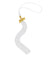 Shiny Adult Graduation Cap Tassel Charm White (One Size Fits All)