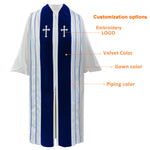GradPlaza Customized Deluxe Priest Robe For Church Clergy Clothing