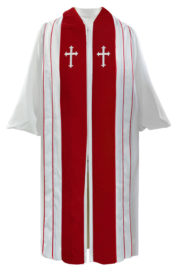 GradPlaza Customized Deluxe Priest Robe For Church Clergy Clothing