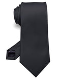 Gradplaza Solid Color Tie Formal Necktie for Men