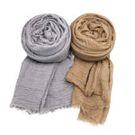 Gradplaza  Womens Winter Scarf Cashmere Feel Pashmina Shawl Wraps Soft Warm Blanket
