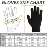 Gradplaza Winter Gloves for Men Women,2 Pairs Touch Screen Texting Warm Gloves with Thermal Soft Knit Lining,Elastic Cuff
