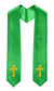 GradPlaza Choir Stole with Embroidery Crosses Adults' Traditional Church Choir Stoles 60"
