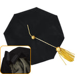 Deluxe Doctoral Graduation Gown & Tam NO Piping