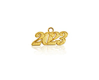Gold/Silver Graduation Year Charm