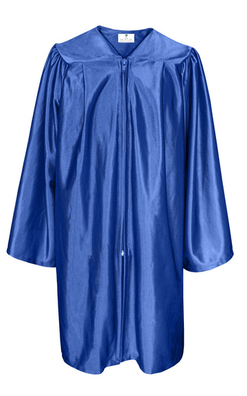 Shiny Kindergarten Graduation Gown/ Children Choir Gown Royal Blue