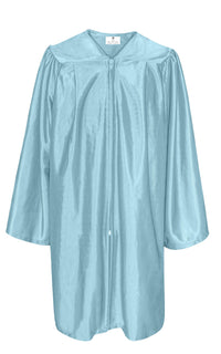 Shiny Kindergarten Graduation Gown/ Children Choir Gown Sky Blue