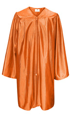 Shiny Kindergarten Graduation Gown/ Children Choir Gown Orange