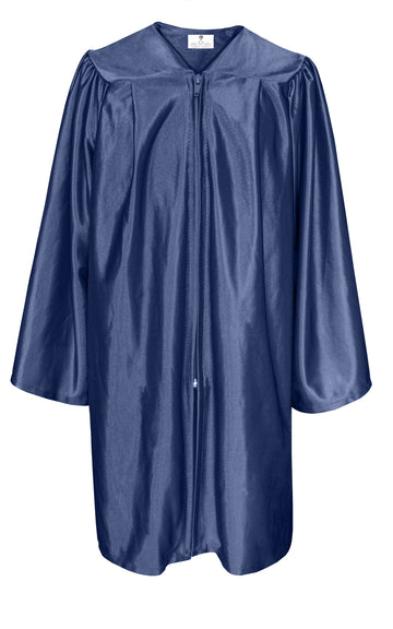 Shiny Kindergarten Graduation Gown/ Children Choir Gown Navy