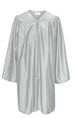 Shiny Kindergarten Graduation Gown/ Children Choir Gown Silver