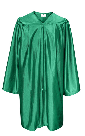 Shiny Kindergarten Graduation Gown/ Children Choir Gown Emerald Green