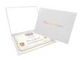 Tent Imprinted Graduation Diploma Cover Hold An 8.5x11 Certificate or Diploma 5+ Colors