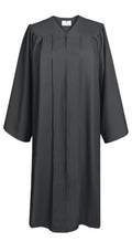 Matte Graduation Gown Choir Robe for Confirmation Baptism Black