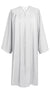 Matte Graduation Gown Choir Robe for Confirmation Baptism White