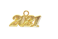 Gold/Silver Graduation Year Charm