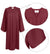 Matte Graduation Gown Choir Robe for Confirmation Baptism Maroon