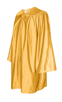 Shiny Kindergarten Graduation Gown/ Children Choir Gown Gold