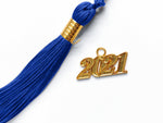 Shiny Kindergarten Graduation Cap Tassel Charm Royal Blue (One Size Fits All)