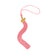 Shiny Kindergarten Graduation Gown Cap & Tassel Charm Pink