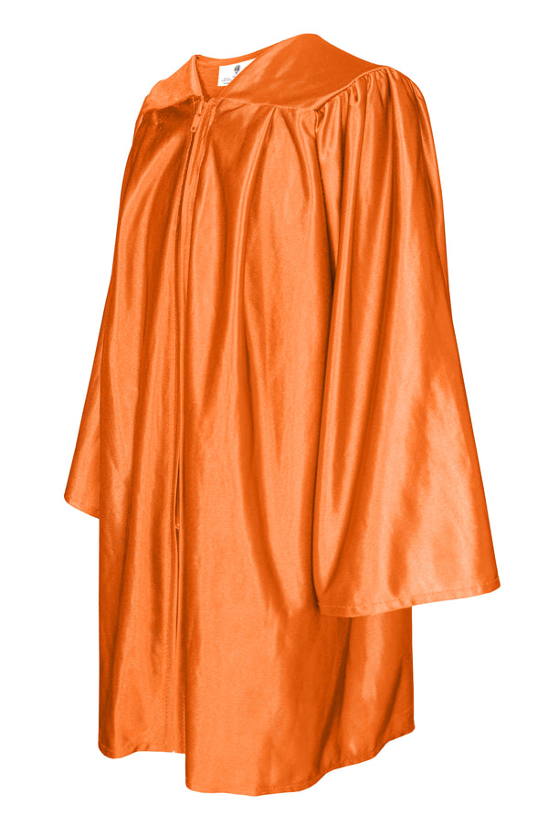 Shiny Kindergarten Graduation Gown/ Children Choir Gown Orange