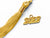 Shiny Adult Graduation Cap Tassel Charm Gold (One Size Fits All)