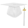 Shiny Adult Graduation Cap Tassel Charm White (One Size Fits All)