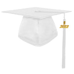 Shiny Adult Graduation Cap Tassel Charm White (One Size Fits All)